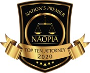 Nation's Premier NAOPIA - TOP TEN  ATTORNEY 2020