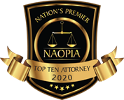 Nation's Premier NAOPIA - TOP TEN  ATTORNEY 2020