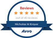 AVVO Reviews - 5 Stars out of 34 Reviews | Nicholas M. Krayer
